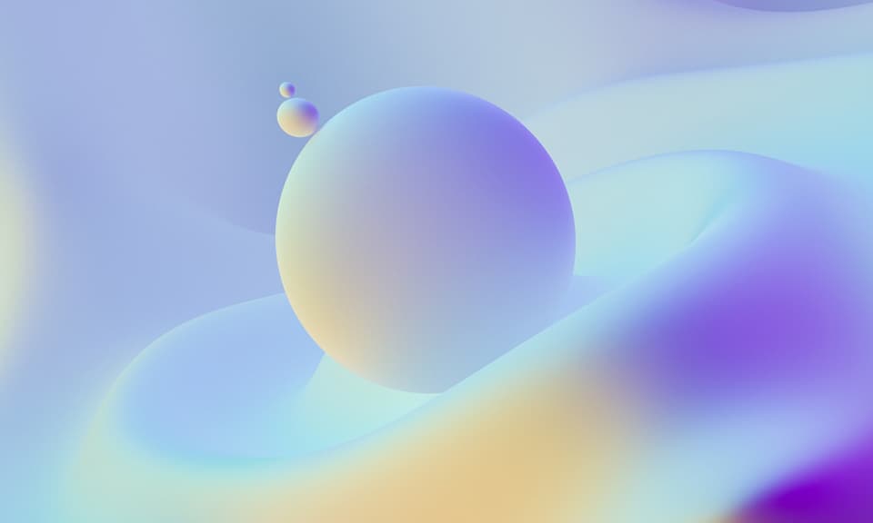 Abstract image of blob and liquid.